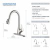 Kibi Single Handle Pull Down Kitchen Faucet F101BN